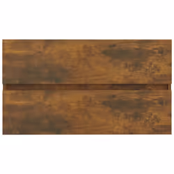 vidaXL Sink Cabinet Bathroom Vanity Unit Wall Storage Cupboard Engineered Wood - smoked oak, 80 x 38.5 x 45 cm - Additional view 6