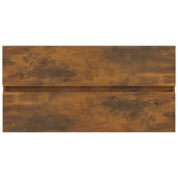 vidaXL Sink Cabinet Bathroom Vanity Unit Wall Storage Cupboard Engineered Wood - smoked oak, 90 x 38.5 x 45 cm - Additional view 6