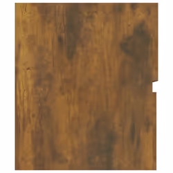 vidaXL Sink Cabinet Bathroom Vanity Unit Wall Storage Cupboard Engineered Wood - smoked oak, 90 x 38.5 x 45 cm - Additional view 7