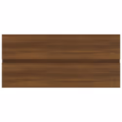 vidaXL Bathroom Furniture Set 2 Piece Storage Cabinet Cupboard Engineered Wood - brown oak - Additional view 4