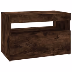 vidaXL TV Cabinet with LED Lights Sideboard TV Stand TV Unit Hifi Cabinet - smoked oak, 1 - Additional view 8