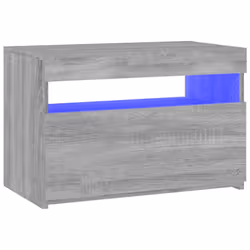 vidaXL TV Cabinet with LED Lights Sideboard TV Stand TV Unit Hifi Cabinet - grey sonoma, 1 - Additional view 7