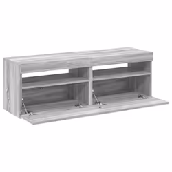 vidaXL TV Cabinet with LED Lights Sideboard TV Stand TV Unit Hifi Cabinet - grey sonoma, 2 - Additional view 6