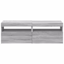 vidaXL TV Cabinet with LED Lights Sideboard TV Stand TV Unit Hifi Cabinet - grey sonoma, 2 - Additional view 7