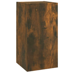 vidaXL TV Cabinet Engineered Wood Wall Mounted Stand Living Room TV Console - smoked oak, 30.5 x 30 x 60 cm/1