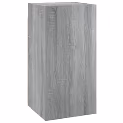 vidaXL TV Cabinet Engineered Wood Wall Mounted Stand Living Room TV Console - grey sonoma, 30.5 x 30 x 60 cm/1