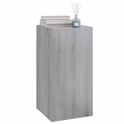 vidaXL TV Cabinet Engineered Wood Wall Mounted Stand Living Room TV Console - grey sonoma, 30.5 x 30 x 60 cm/1 - Additional view 9