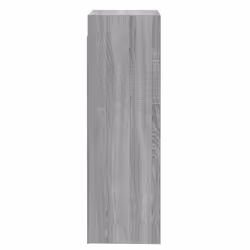 vidaXL TV Cabinet Engineered Wood Wall Mounted Stand Living Room TV Console - grey sonoma, 30.5 x 30 x 90 cm/1 - Additional view 4