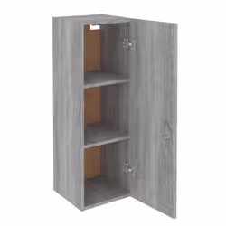 vidaXL TV Cabinet Engineered Wood Wall Mounted Stand Living Room TV Console - grey sonoma, 30.5 x 30 x 90 cm/1 - Additional view 5
