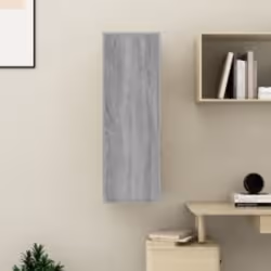 vidaXL TV Cabinet Engineered Wood Wall Mounted Stand Living Room TV Console - grey sonoma, 30.5 x 30 x 90 cm/1 - Additional view 7