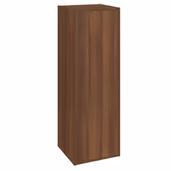vidaXL TV Cabinet Engineered Wood Wall Mounted Stand Living Room TV Console - brown oak, 30.5 x 30 x 90 cm/2