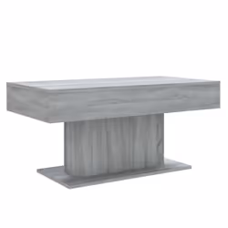 vidaXL Coffee Table Chipboard Couch End Center Accent Table Multi Colours - grey sonoma, 1