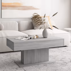vidaXL Coffee Table Chipboard Couch End Center Accent Table Multi Colours - grey sonoma, 1 - Additional view 4