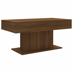 vidaXL Coffee Table Chipboard Couch End Center Accent Table Multi Colours - brown oak, 1