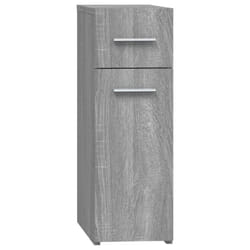 vidaXL Apothecary Cabinet Chipboard Home Storage Cabinet Set Multi Colours - grey sonoma