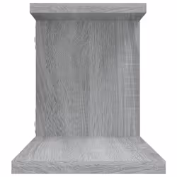 vidaXL Wall-Mounted TV Shelf Floating Wall TV Unit TV Stand Engineered Wood - grey sonoma - Additional view 6