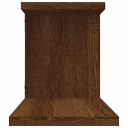vidaXL Wall-Mounted TV Shelf Floating Wall TV Unit TV Stand Engineered Wood - brown oak - Additional view 6
