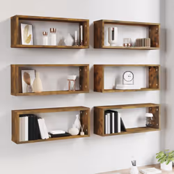 VidaXL 815926 shelve Wood Oak, Brown - Additional view 6