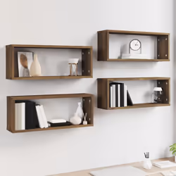 VidaXL 815931 shelve Wood Brown, Wood - Additional view 6