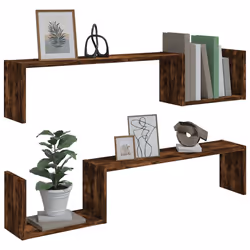VidaXL 815933 shelve Wood Oak, Brown - Additional view 4