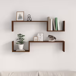 VidaXL 815935 shelve Wood Brown, Wood