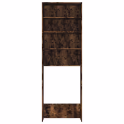vidaXL Washing Machine Cabinet Laundry Room Rack Storage Washing Cupboard - smoked oak - Additional view 6