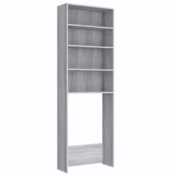 vidaXL Washing Machine Cabinet Laundry Room Rack Storage Washing Cupboard - grey sonoma