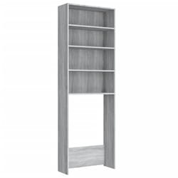 vidaXL Washing Machine Cabinet Laundry Room Rack Storage Washing Cupboard - grey sonoma