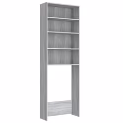 vidaXL Washing Machine Cabinet Laundry Room Rack Storage Washing Cupboard - grey sonoma