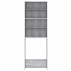 vidaXL Washing Machine Cabinet Laundry Room Rack Storage Washing Cupboard - grey sonoma - Additional view 6