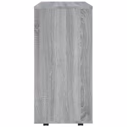 vidaXL Rolling Cabinet Office Side Table Hall Drawer Cabinet Engineered Wood - grey sonoma - Additional view 7