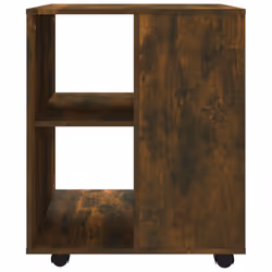 vidaXL Rolling Cabinet Drawer Cabinet Filing Storage Cabinet Engineered Wood - smoked oak - Additional view 5
