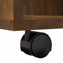 vidaXL Rolling Cabinet Drawer Cabinet Filing Storage Cabinet Engineered Wood - smoked oak - Additional view 8
