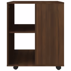 vidaXL Rolling Cabinet Drawer Cabinet Filing Storage Cabinet Engineered Wood - brown oak - Additional view 5