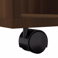 vidaXL Rolling Cabinet Drawer Cabinet Filing Storage Cabinet Engineered Wood - brown oak - Additional view 8