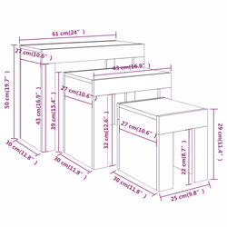 VidaXL 815985 coffee/side/end table - Additional view 6