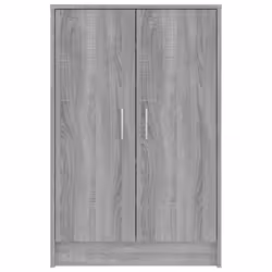 vidaXL Shoe Bench Hallway Bench Seat Shoe Organiser Shoe Rack Engineered Wood - grey sonoma - Additional view 6