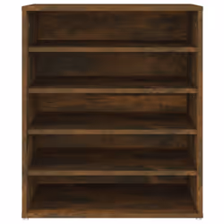 vidaXL Shoe Cabinet Shoe Storage Rack Organiser Shoe Cupboard Engineered Wood - smoked oak - Additional view 6