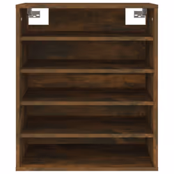 vidaXL Shoe Cabinet Shoe Storage Rack Organiser Shoe Cupboard Engineered Wood - smoked oak - Additional view 7