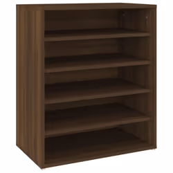 vidaXL Shoe Cabinet Shoe Storage Rack Organiser Shoe Cupboard Engineered Wood - brown oak - Additional view 10
