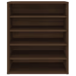 vidaXL Shoe Cabinet Shoe Storage Rack Organiser Shoe Cupboard Engineered Wood - brown oak - Additional view 4