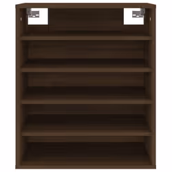 vidaXL Shoe Cabinet Shoe Storage Rack Organiser Shoe Cupboard Engineered Wood - brown oak - Additional view 5