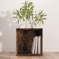 vidaXL Side Table Hallway End Sofa Table Coffee Couch Table Engineered Wood - smoked oak - Additional view 4
