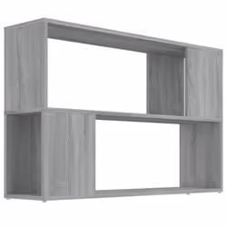 vidaXL Book Cabinet Highboard Book Rack Display Storage Shelf Engineered wood - grey sonoma - Additional view 3