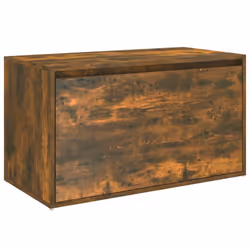 vidaXL Hall Bench Engineered Wood Hallway Entryway Storage Bench Multi Colours - smoked oak