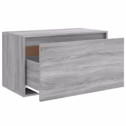 vidaXL Hall Bench Engineered Wood Hallway Entryway Storage Bench Multi Colours - grey sonoma - Additional view 7