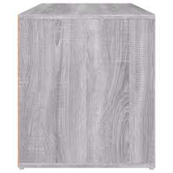 vidaXL Hall Bench Engineered Wood Hallway Entryway Storage Bench Multi Colours - grey sonoma - Additional view 8