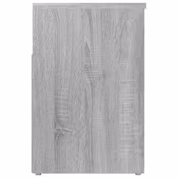 vidaXL Shoe Bench Hallway Bench Seat Shoe Organiser Shoe Rack Engineered Wood - grey sonoma - Additional view 8