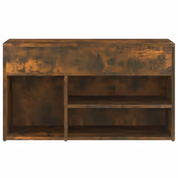 vidaXL Shoe Bench Hallway Bench Seat Shoe Organiser Shoe Rack Engineered Wood - smoked oak - Additional view 6