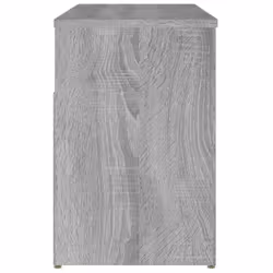 vidaXL Shoe Bench Hallway Bench Seat Shoe Organiser Shoe Rack Engineered Wood - grey sonoma - Additional view 4